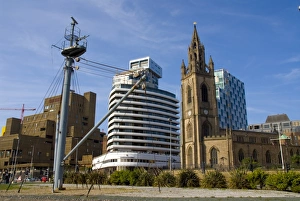 Liverpool Prints: Old and new, Liverpool, Merseyside, England, United Kingdom, Europe