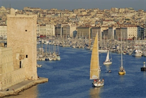 Marseille Prints: The Old Port, Marseilles, Provence, France, Europe