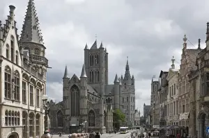 Belfry Prints: The Old Post Office on the left, St