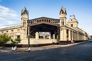 Paraguay Prints: The old railway station of Asuncion, Paraguay, South America