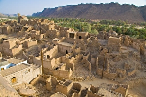 Algeria Prints: The old ruined town (ksour) of Djanet, Southern Algeria, North Africa, Africa
