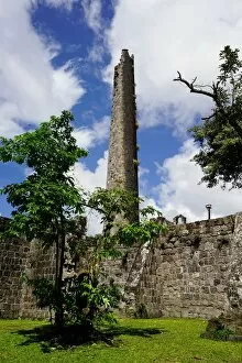 Chimney Collection: Old Rum Distillery at Romney Manor, St. Kitts, St. Kitts and Nevis, Leeward Islands