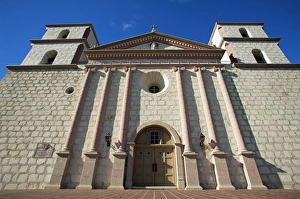 The old Santa Barbara Mission