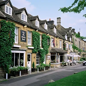 Accommodation Prints: The Old Stocks Hotel, Stow-on-the-Wold, Gloucestershire, The Cotswolds