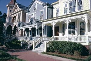 Veranda Prints: Old style clapboard residences