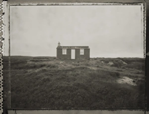 Photographic Techniques Prints: Old summer shieling used by crofters