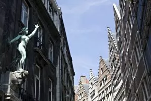 In the old town, Antwerp, Belgium, Europe