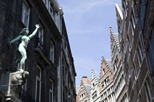 Antwerp Prints: In the old town, Antwerp, Belgium, Europe