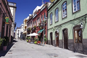 Canaries Prints: Old town of Arucas, Gran Canaria, Canary Islands, Spain, Europe