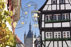 Images Dated 1st November 2009: Old town with Blauer Turm Tower, Bad Wimpfen, Neckartal Valley, Baden Wurttemberg, Germany, Europe