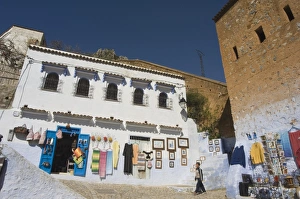 Chefchaouen Prints: Old town buildings