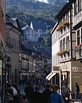 Miltenberg Prints: Old town with castle