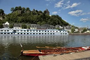 Images Dated 20th August 2010: Old Town with castle on the River Saar, Saarburg, Rhineland-Palatinate, Germany, Europe