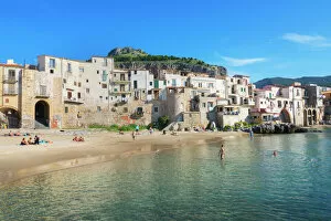 Holidays Gallery: Old town, Cefalu, Sicily, Italy, Mediterranean, Europe