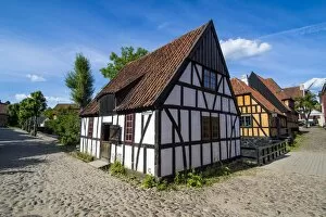 Timbered Collection: The Old Town, Den Gamle By, open air museum in Aarhus, Denmark, Scandinavia, Europe