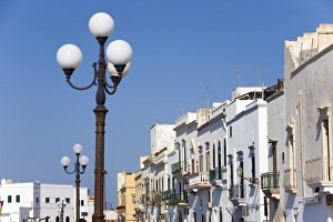 Lamps Prints: Old town, Gallipoli, Lecce province, Puglia, Italy, Europe