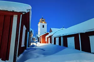 What's New: Old town of Gammelstad, UNESCO World Heritage Site, Lulea, Norrbotten, Norrland, Swedish Lapland