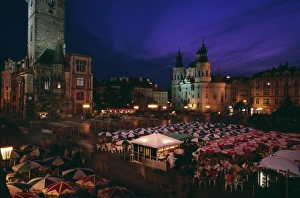 Old Town Hall Prints: Old Town Hall, Stare Mesto Square, Prague, Czech Republic, Europe