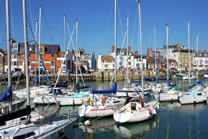 Dorset Prints: Old Town and Harbour, Weymouth, Dorset, England, United Kingdom, Europe