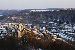 Neckar Valley Prints: Old town of Horb, Neckartal (Neckar Valley), Baden-Wurttemberg, Germany, Europe