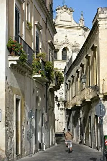 Old town, Lecce, Lecce province, Puglia, Italy, Europe