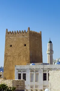 Qatar Prints: Old Town near Souq Waqif, Doha, Qatar, Middle East