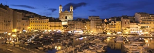 Neoclassical Prints: Old town with Old Harbour and Jean Baptiste church