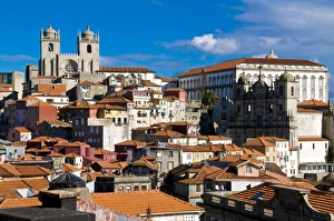 Oporto Prints: Old Town of Oporto, UNESCO World Heritage Site, Portugal, Europe