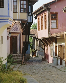 Town House Prints: Old town of Plovdin, Bulgaria