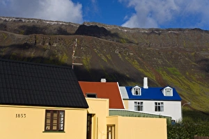 Isafjordur Prints: Old Town, Port of Isafjordur