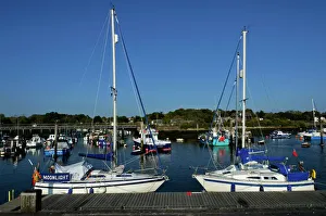 Lymington Prints: Old Town Quay, Lymington, Hampshire, England, United Kingdom, Europe