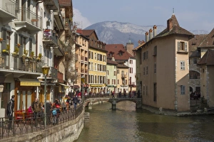 Annecy Prints: Old town and River Thiou, Annecy, Haute Savoie, France, Europe