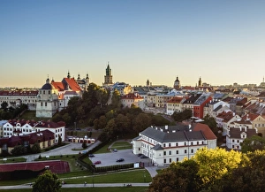 Polish Culture Prints: Old Town skyline, City of Lublin, Lublin Voivodeship, Poland, Europe