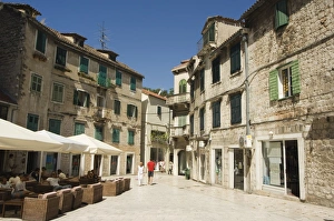 Dine Prints: Old Town, Split, Dalmatia, Croatia, Europe