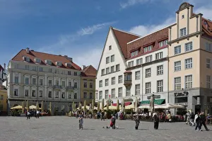 The Old Town Square, Tallin, Estonia, Europe