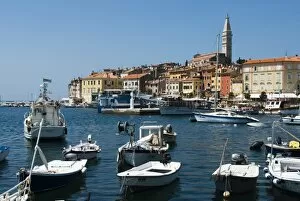 Images Dated 10th May 2007: Old Town and St. Euphemias Church, Rovinj, Istria, Croatia, Adriatic, Europe