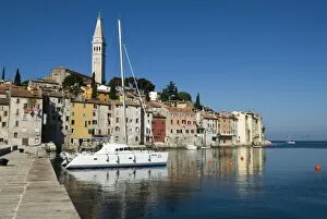 Images Dated 11th May 2007: Old Town and St Euphemias Church, Rovinj, Istria, Croatia, Adriatic, Europe