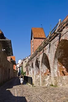 Images Dated 31st July 2006: The old town walls of Riga, UNESCO World Heritage Site, Latvia, Baltic States, Europe