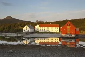 Images Dated 22nd July 2009: The old trading centre of Kjerringoy, Nordland, Norway, Scandinavia, Europe