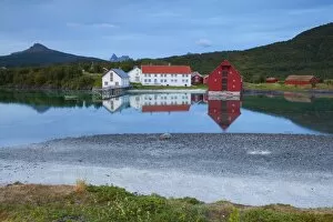 Images Dated 23rd July 2009: The old trading centre of Kjerringoy, Nordland, Norway, Scandinavia, Europe