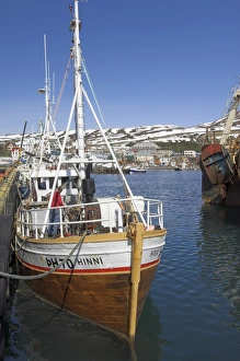Images Dated 12th January 2000: Old trawler in Husavik harbour