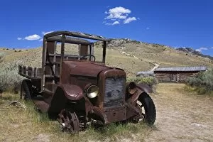 Images Dated 13th August 2007: Old truck, Bannack State Park Ghost Town, Dillon, Montana, United States of America