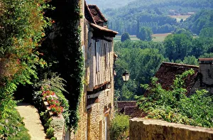 Aquitaine Prints: Old village of Limeuil, Dordogne Valley, Aquitaine, France, Europe