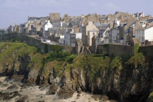 Manche Prints: Old walled town, Granville, Cotentin Peninsula, Manche, Normandy, France, Europe