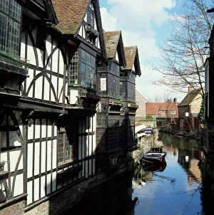 Kent Prints: Old Weavers House, Canterbury, Kent, England, United Kingdom, Europe