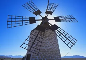 Images Dated 3rd March 2007: Old windmill, Tefia, Fuerteventura, Canary Islands, Spain, Europe
