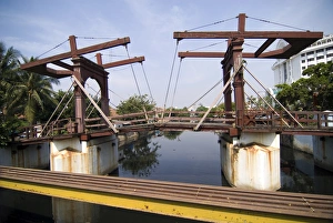 Jakarta Prints: Oldest bridge in Jakarta, Batavia, Jakarta, Java, Indonesia, Southeast Asia