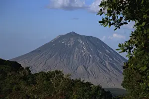 Natural Landmarks Prints: Oldonyo Lengai volcano, 2878m, Ngorongoro Conservation Area, UNESCO World Heritage Site