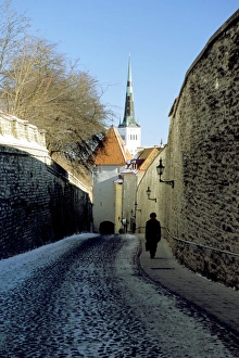 Estonian Prints: The OldTown, Tallinn, Estonia, Baltic States, Europe