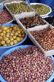 Olives, medina, Essaouira, Morocco, North Africa, Africa